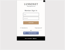 Tablet Screenshot of lussonet.com
